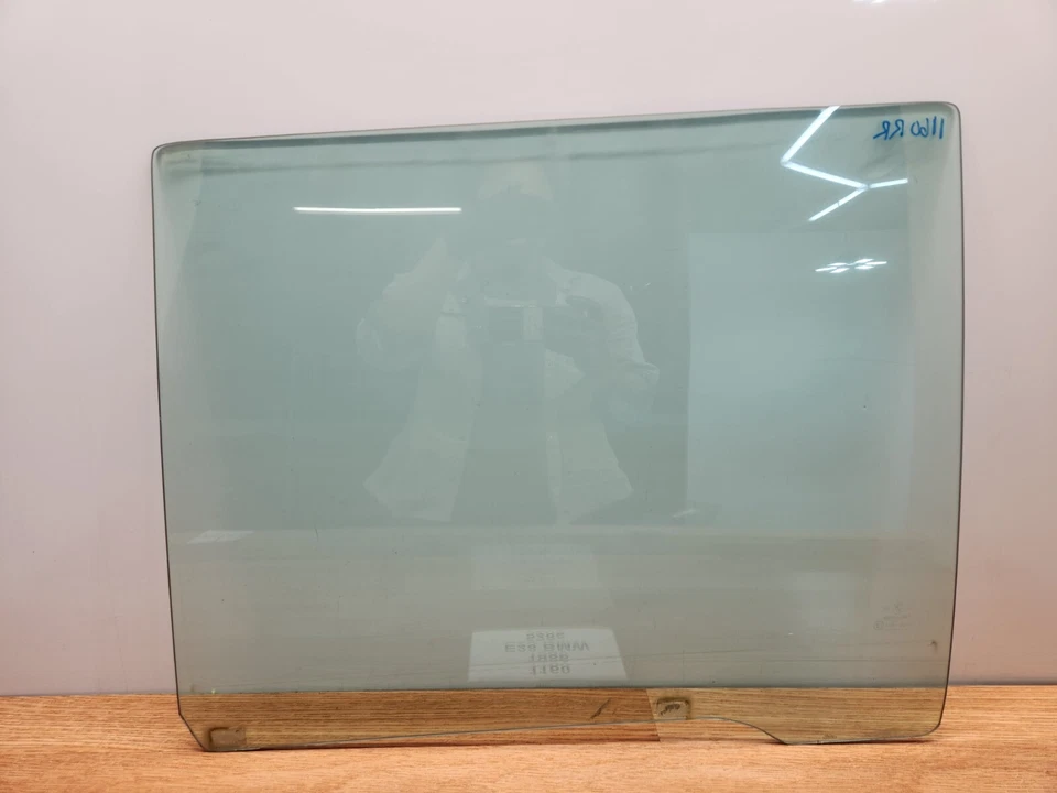 ✅ 82-88 OEM BMW E12 E28 528 535 M5 Sedán Trasero Derecho Pasajero Lateral Ventana Vidrio Foto 2 de 4