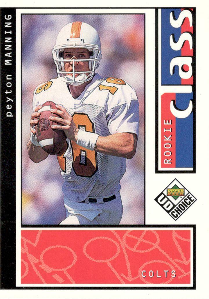1998 Upper Deck #193 Rookie Class Peyton Manning RC Indianapolis 
