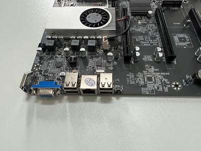 BTC-T37 Mining Machine Motherboard Memory Slot w/CPU support 8 GPU
