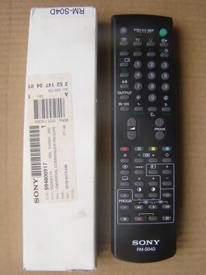 Originale Sony Fernbedienung RM-S04D für TV und Videorecorder, Remote Control.