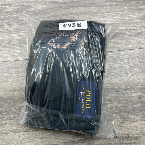 Polo Ralph Lauren Cargo Pants Mens 42x30 Black Slim Fit Twill Drawstring Pony - Picture 19 of 19