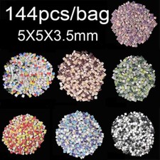 144pcs 25g 5X5X3.5mm Mix-color Square Ceramics Mosaic Tiles DIY Wall Art Crafts