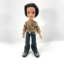 Bratz VHTF Cade Motor Cycle Style Outfit Boy Fashion Doll Black Hair