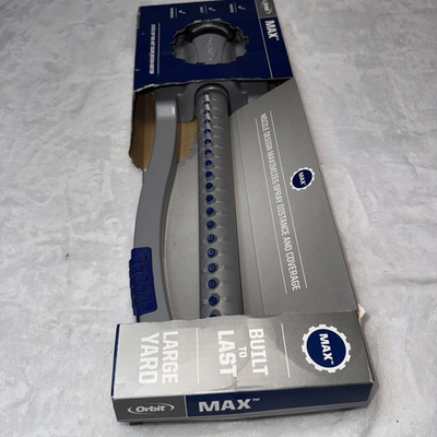 #ad Orbit Max 4000 sq ft Heavy Duty Oscillating Sled Lawn Sprinkler Model #58630 New $35.00