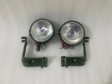 Fit For Willys Jeep Mb Ford Gpw Headlight Light With Bracket Pair Left Right