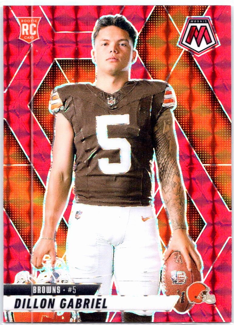 2025 Panini Mosaic #277 Dillon Gabriel Mosaic Red
