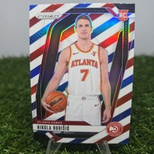 2024-25 Panini Prizm - Nikola Durisic #229 Red White & Blue Prizm (RC)