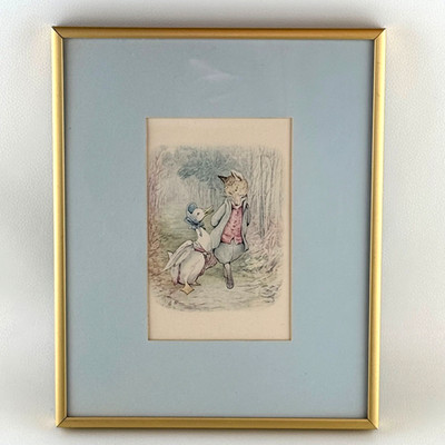 Beatrix Potter Print Tale of Jemima Puddle Duck Foxy Whiskered Gentleman 8x10''