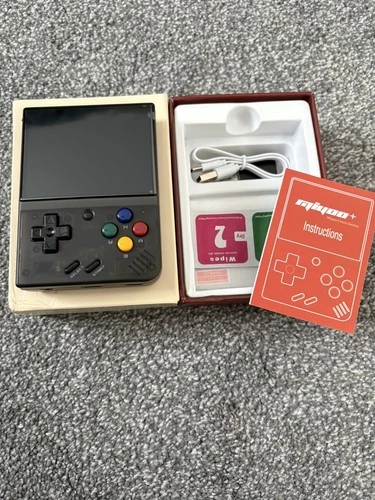 Miyoo Mini+ (Plus) Retro Handheld Console - Transparent Black