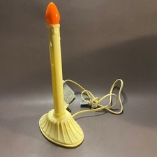 Blow Mold Vintage Light Up Christmas Candle-Works!