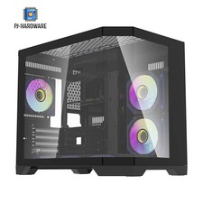 Darflash FT418 PC Gehäuse mATX 6 ARGB Lüfte...