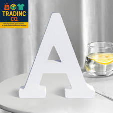 White Wooden Letters 8 Inch for Wall Decor,Large Unfinished Wood Letters for Hom