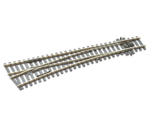 SLE96 Peco Medium Radius Turnout Left Hand Electrofrog Code 100