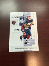 2007 Donruss Playoff #123 Marshawn Lynch Rookie Card. rookie card picture