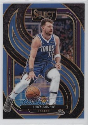 2024-25 Panini Select Premier Level Light Blue Prizm /299 Luka Doncic #141 1p76