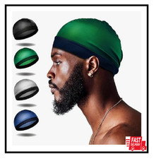4 Pcs Silk Wave Cap Compression Over Silky Durag Stocking Wave Caps for Men