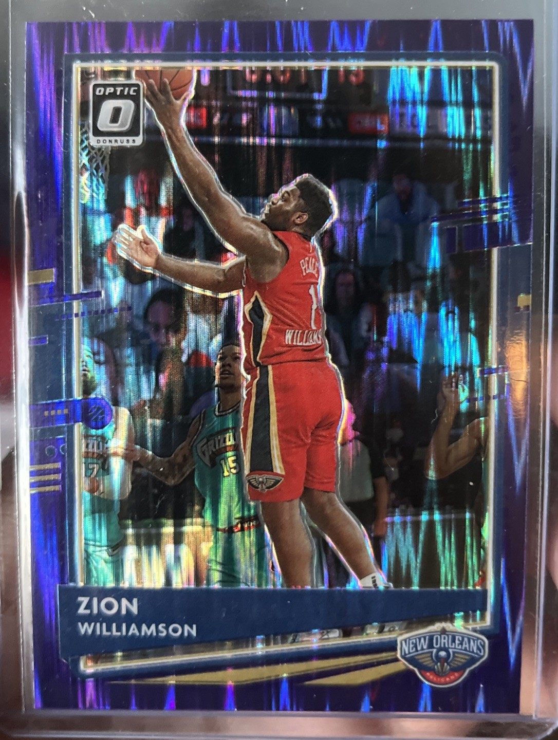2020-21 Donruss Optic Purple Zion Williamson #40