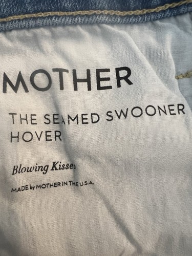 Mother Jeans The Seamed Swooner Hover taglia 25 baci che soffiano - Foto 5 di 11