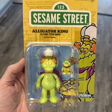 Super7 Reaction Sesame Street Alligator King & 7th Son Action Figures