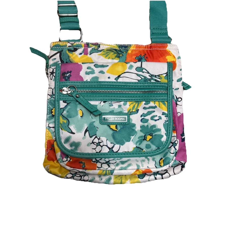 Multi 3X11X11" Estampado Tyler Rodan Bandolera Bolso de Hombro Cartera con 46" Correa Ajustable Foto 3 de 4