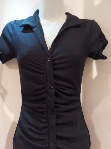 Pink Vanilla. Black Rib Dress. Size 6 - Picture 1 of 7