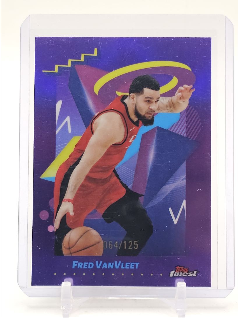 Fred VanVleet 2024 Topps Finest #FBA-FV Flashback Autographs