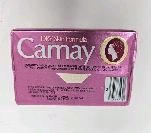 NOS Vintage 1983 CAMAY Beauty Soap Bar Normal Skin 4.75 oz - Picture 4 of 5