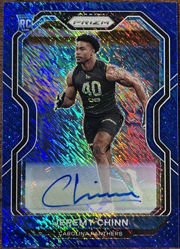 Blue Shimmer Prizm Autographs