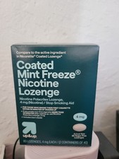 Coated Mint Freeze Nicotine Lozenge 4MG EXP APR/2027 80 count