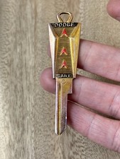 Vintage Car Auto Dodge Dart Logo Uncut Key Blank Collectible