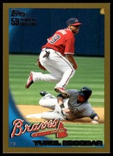 2010 Topps #146 Yunel Escobar SN Gold #/2010 Atlanta Braves NM+