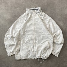Umbro Windbreaker Mens XL 90s Vintage Full Zip Track Jacket, White