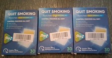 3x Quit Smoking Patches, 30 Patches - Contains 14mg Step 2
