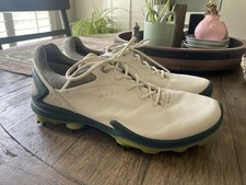 ECCO BIOM G3 Gore-Tex Yak Leather Golf Shoes White Lime Men&rsquo;s US 8 13180451402