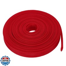 uxcell Expandable Sleeving, 1 9/16-inch 50ft Cable Sleeve, Red
