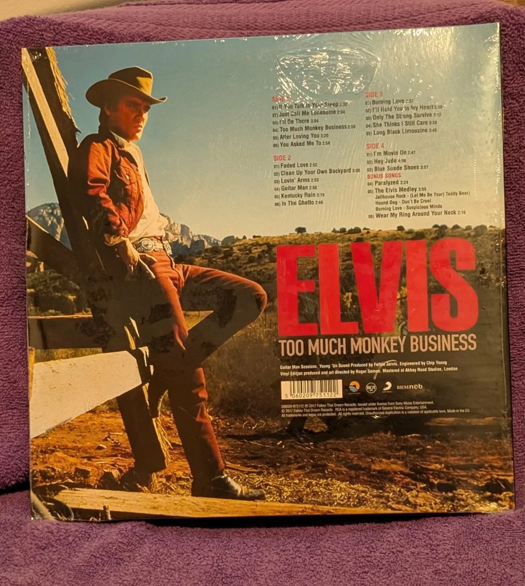 Rare Elvis 2-LP - Too Much Monkey Business -   Vinyl - RCA/BMG Factory Sealed