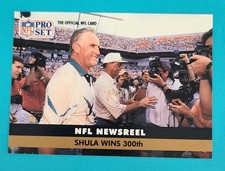 Don Shula Wins 300th - Football Card - Shop Our Store Bargain Bin 50% Off 6+ P9