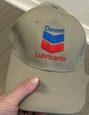 Vintage Chevron Lubricants Hat Cap Strap Back Adult One Size Port & Company