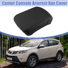Center Console Armrest Box Cover for Toyota RAV4 2014-2018 Protector Black