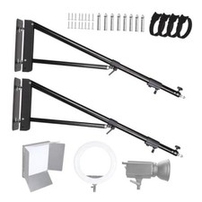 Wall Mount Triangle Boom Arm 180cm/70.8in - Ring Light Mount Ceiling