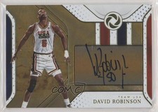 2018-19 Panini Opulence Medal Gold 22/25 David Robinson #GM-DRB Auto HOF 0c3