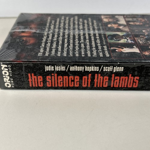 The Silence Of The Lambs VHS SEALED Watermark Orion Anthony Hopkins Jodie Foster - Picture 7 of 15