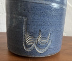 Pottery Vase, Blue, Signed by artist Joe Chomyn, Indiana — photo 2