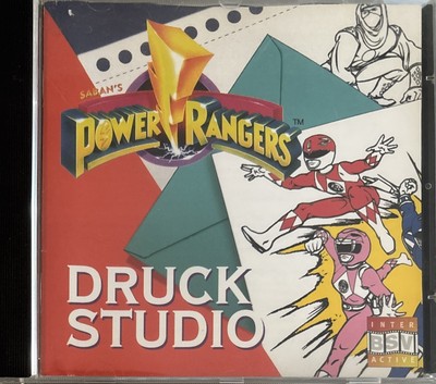 Power Rangers - Druckstudio - 250 Bilder für 17 verschiedene Objekte PC CD-Rom