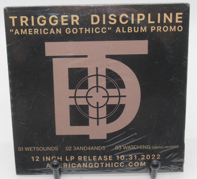 TRIGGER DISCIPLINE: AMERICAN GOTHICC ALBUM PROMO MUSIC CD, 3 GREAT TRACKS