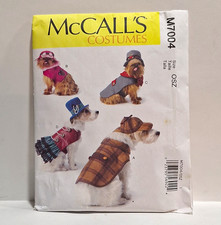 McCall's M7004 Dog Costume Sewing Pattern Uncut, Fits S-XL One Size