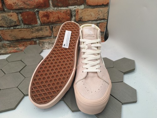 Vans Sk8-Hi Tapered Stackform Suede Shell Pink Platform Sneaker Women Sz 9 - Picture 7 of 11