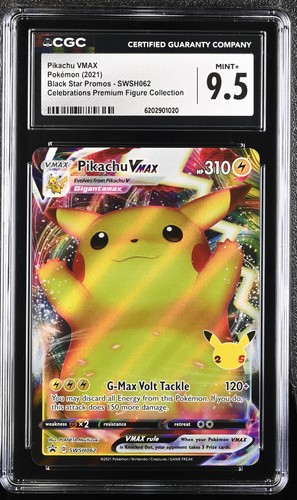 Pikachu VMAX graded CGC 9.5 for sale on eBay