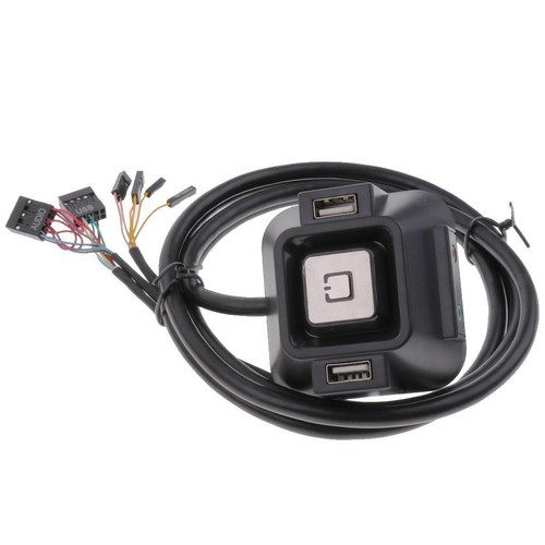 Desktop-PC-Computer-Netzschalter Und USB-Port-Reset-Taste Und 3,5-mm-Audiobuchse - Afbeelding 4 van 7