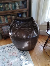 Vintage 1970’s Dark Brown Bean Bag Chair